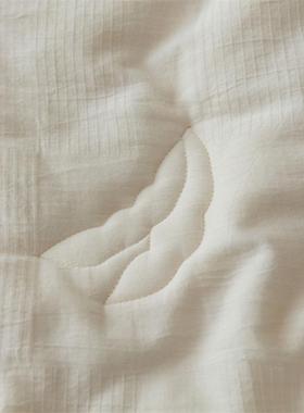 婴纤儿级全棉不花染原棉KSP提芯大豆维被春秋被冬被夏被宿舍被芯