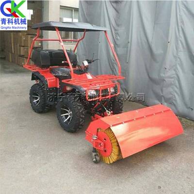 东北轮毛除雪机小型座驾式除雪刷车小区广四场道无品牌/路积雪扫