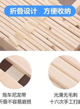 床木杉木排骨架防潮铺板整根实木床板架子榻71732榻板实米垫折叠