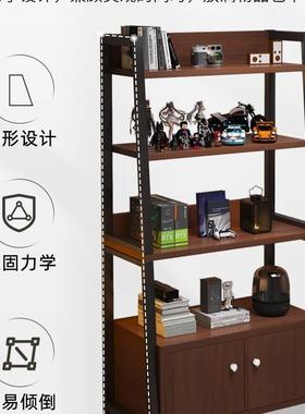 置物架落地收纳架多架层书架电竞房NIO电脑柜桌梯旁储物铁艺形展