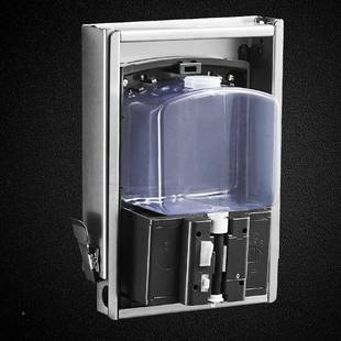 304镜后擦手纸巾架镜子后不锈钢56253装嵌入式手擦纸架纸面盒巾皂