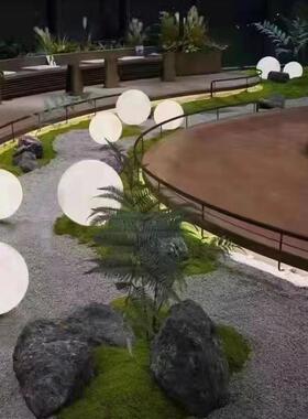 水园天然黑山英石日式石室内外庭院流林鱼池假山造景石水UTQ景摆