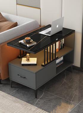 3Y5边沙发边柜奢侧柜客F77JS8S7厅轻边几桌夹缝置物角几简约现代