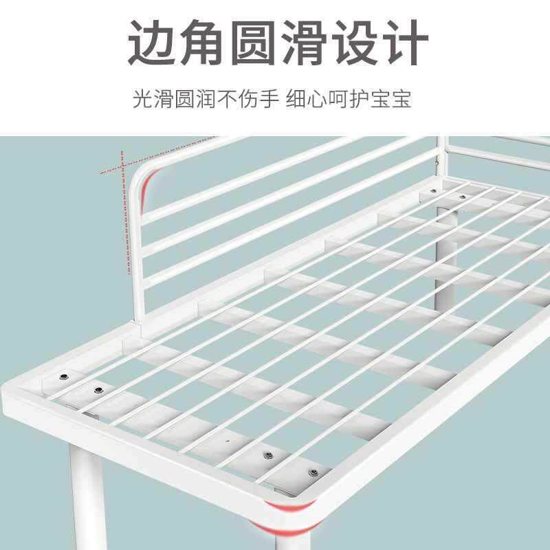 铁艺儿主童床男儿孩单人F96T89TJ床床女孩公床宝宝小床边床加宽婴