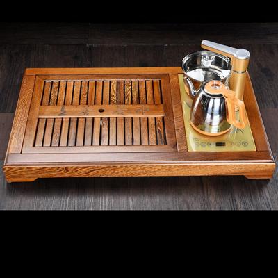 厅鸡翅木茶盘全自动茶茶具套装家用客功泡无品牌/台夫实木办公室