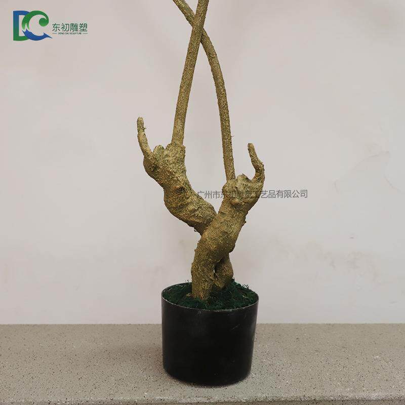 仿红真枫树盆栽家居盘景不摆件新款小树012百款式仿搭真植物挑场