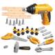 维修手提箱过家家儿童拆装 工具箱仿真小号电钻工具锤子锯子34pcs