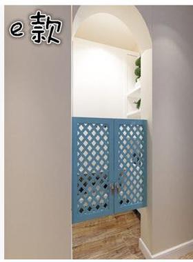 门腰地中海风格门腰门牛半仔餐厅tb-54646花店门门酒半吧门隔断门