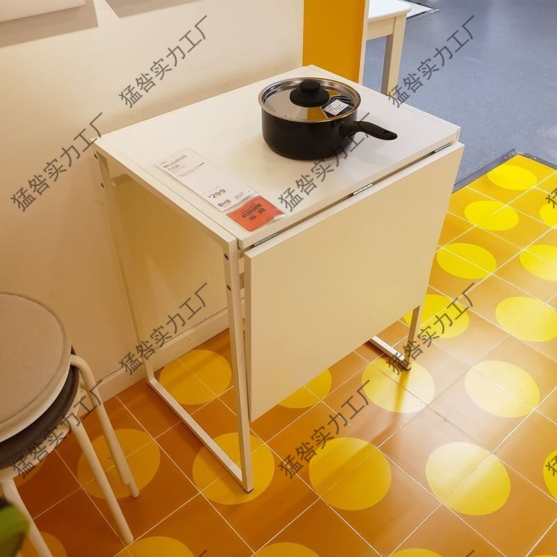 可折叠现代简约马尤斯家用折叠餐桌小户型现代简约便携式出租屋桌