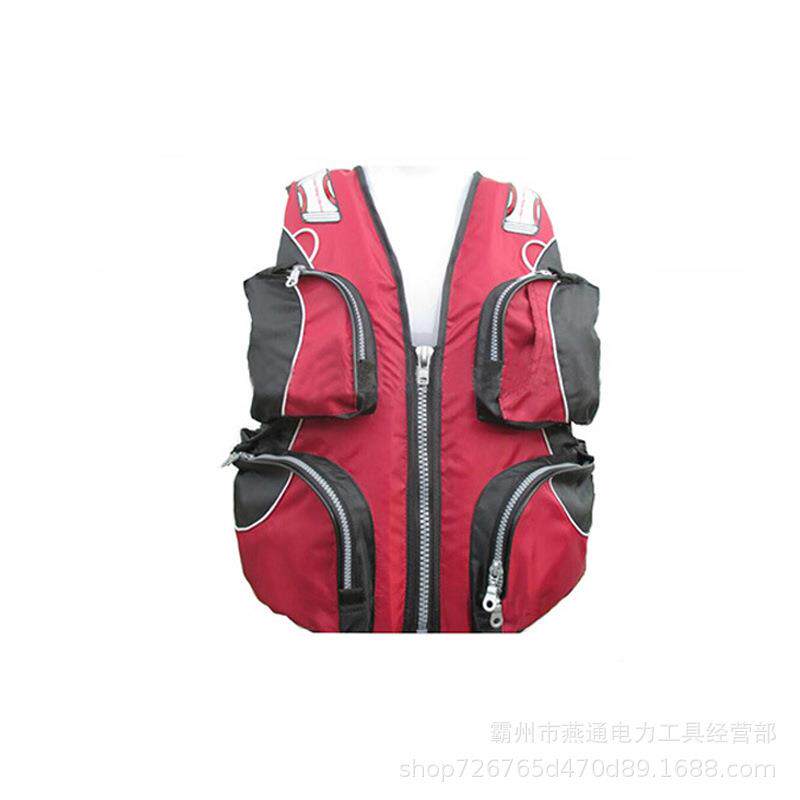 应急抢险水域救生甲救拉链款大浮衣力生防护夜马间反光救013生背