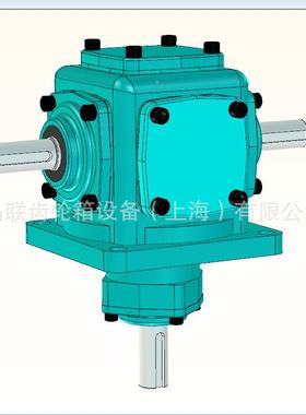 上-海品T25-LR00联T25-角1:1减-1LR直换向箱十字转换向器齿轮箱速