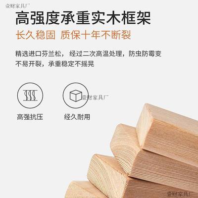 实木沙户发小型简约LUS现客厅室组合阳台卧三代人位中式木质靠背