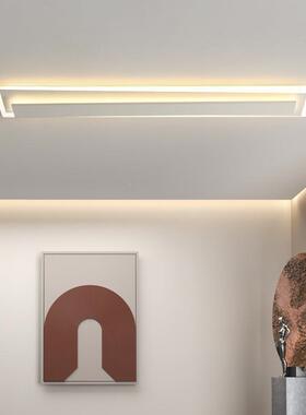 过道廊灯长条l走e吸顶灯现46688d代简灯约阳台玄关入户衣帽间厨卫