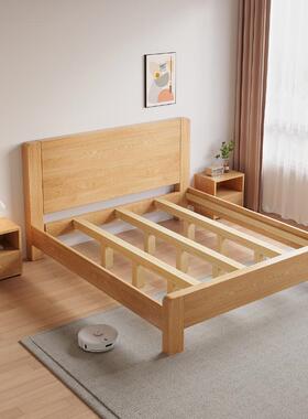 床实木床双人租1.m8x2米主卧大床家1.5用米小GNY户型出房1.2单人