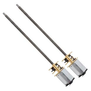 12GF 100螺纹螺杆加长轴低速 N20直流齿轮减速电机微型小马达M4