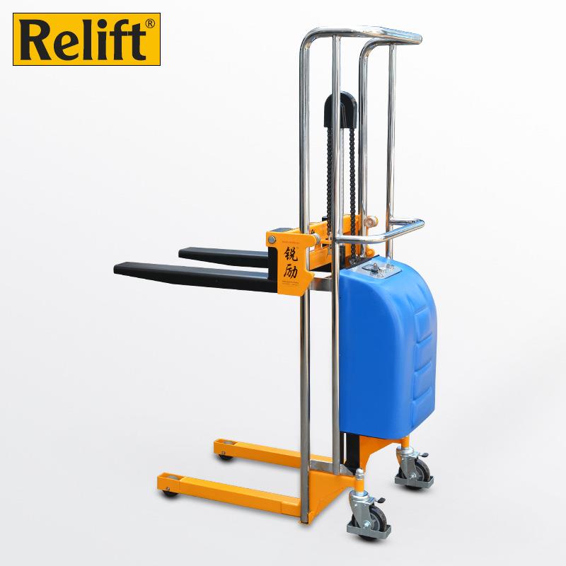 锐励EJ4150便携式轻型电动堆高车诺力同款迷你电动叉车行李升高车