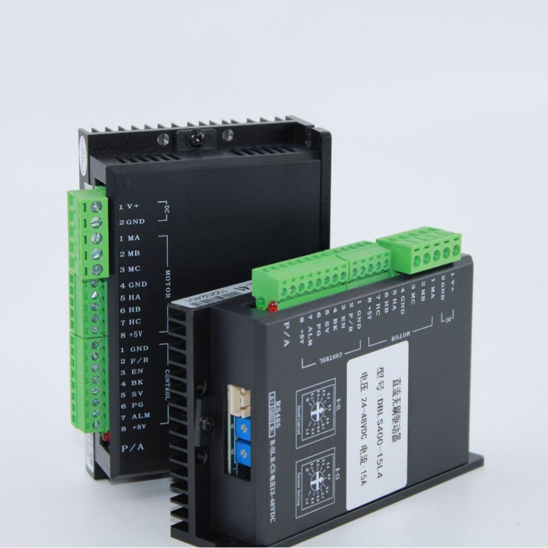 24-48伏200瓦-400瓦无刷驱动器DBLS400-15L4-Z无极调速电机