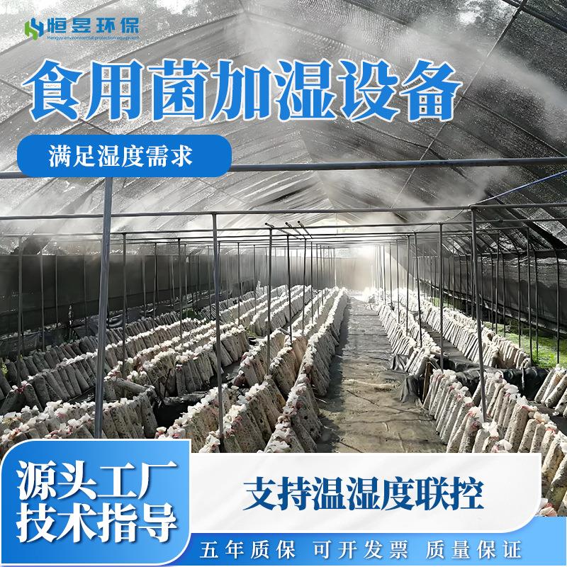 食用菌加湿设备菌菇大棚加湿器出菇房高压雾化加湿系统