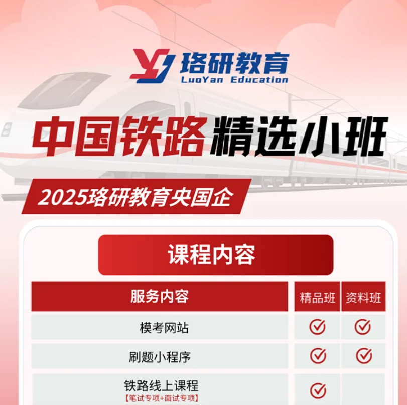 2027央国企中国国家铁路集团有限公司精选小班真题宝典笔试宝典知盐教育