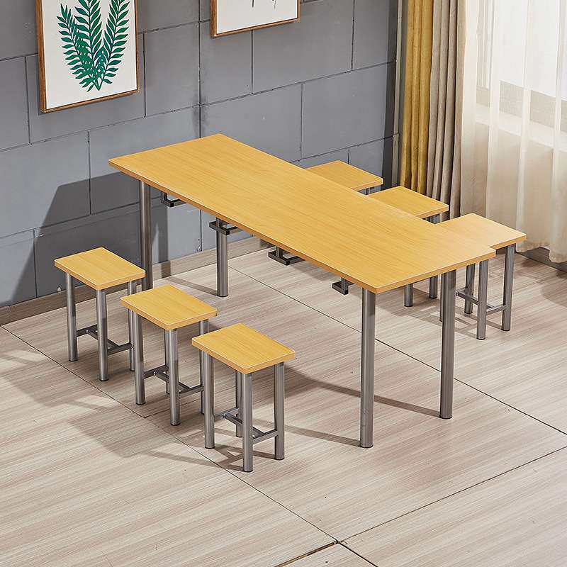 学校学生食堂餐桌椅 公司员工食堂快餐桌椅 小吃店餐桌椅组合
