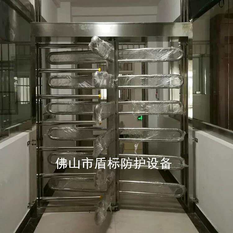 厂家双转闸通道门 电动十字旋转门禁 车站工地工厂不锈钢栅栏转闸