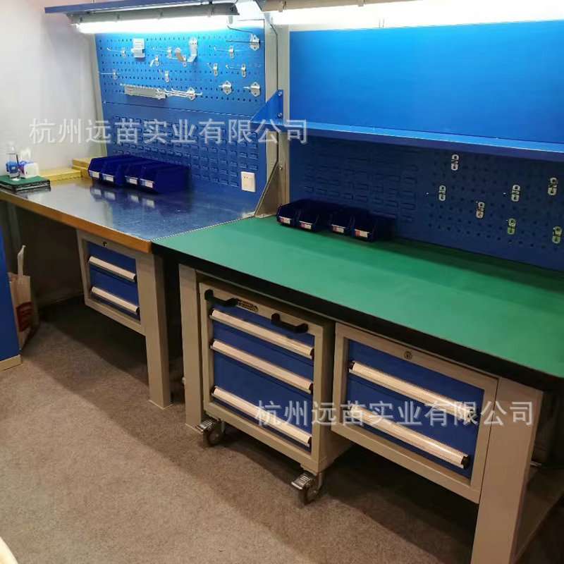 杭州重型防静电工作台 带挂板 维修装配工作台供应 厂家直销