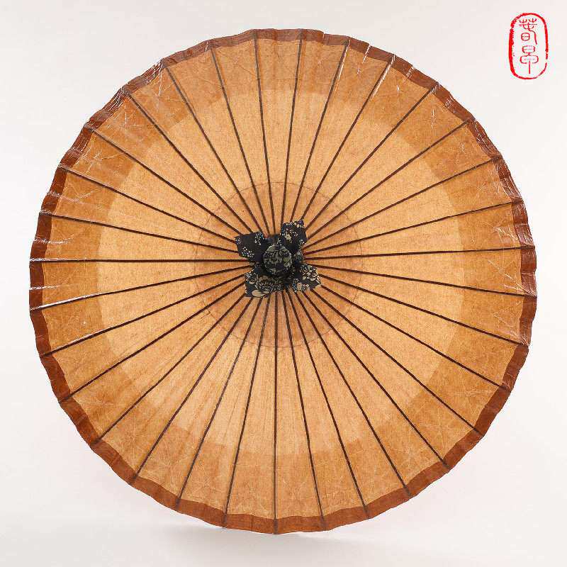 春早正棕油纸伞防雨黑色竹子工艺伞舞蹈伞婚庆伞古风伞油布伞收藏