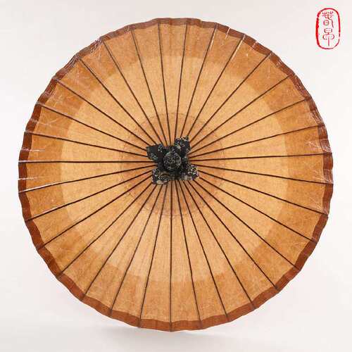 春早正棕油纸伞防雨黑色竹子工艺伞舞蹈伞婚庆伞古风伞油布伞收藏