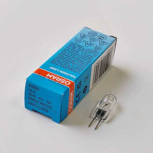 欧司朗OSRAM HLX 64265 6V30W 显微镜卤素灯泡 仪器灯泡 卤钨米泡