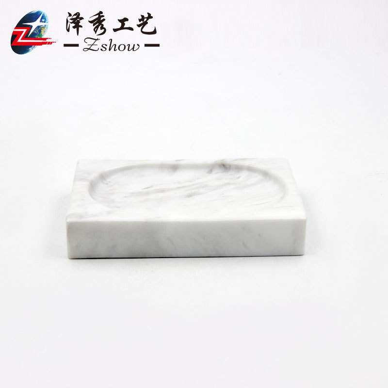 简约创意大理石皂碟家用香皂盒高档浴室肥皂盒酒店软装摆件新款
