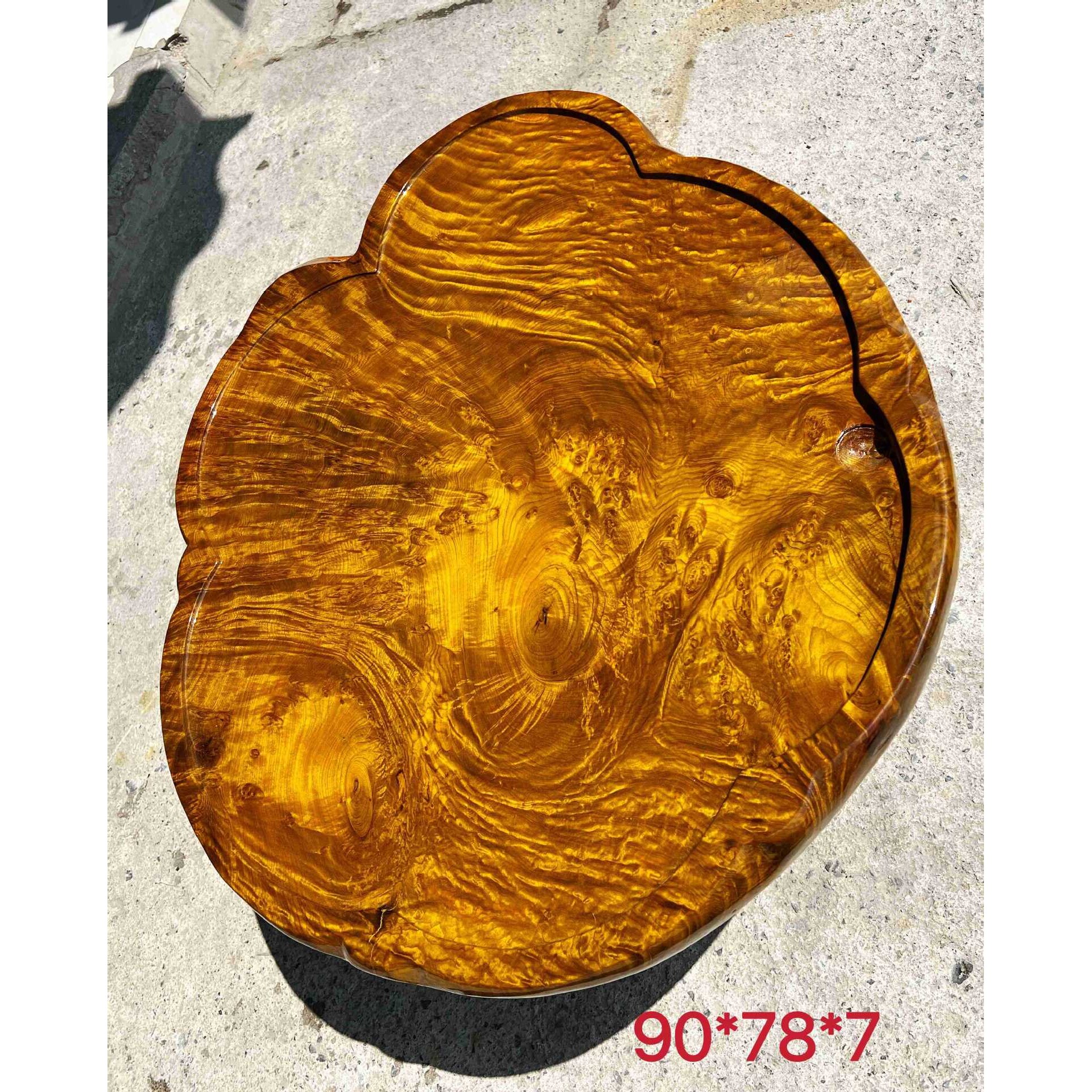 金丝楠木爆满树瘤茶盘2800一个
