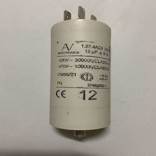 AV Arcotronics C.87.8AF3 MKP 12UF 420V 470V 交流电机启动电容