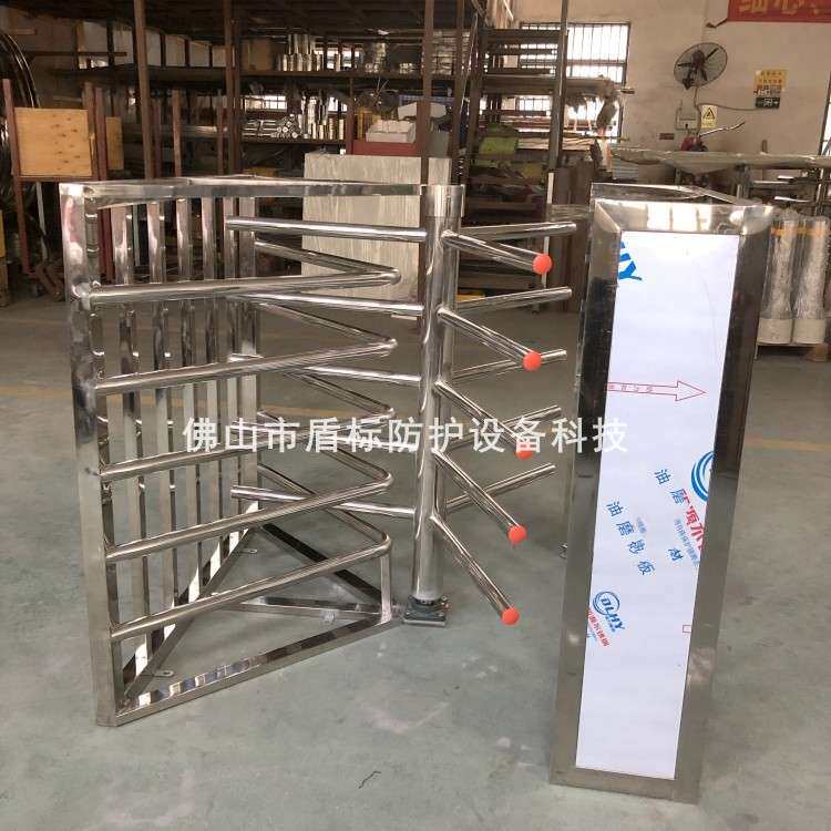 车站不锈钢三竿转闸 单向十字转闸门 商场入口通道人流导向挡闸机