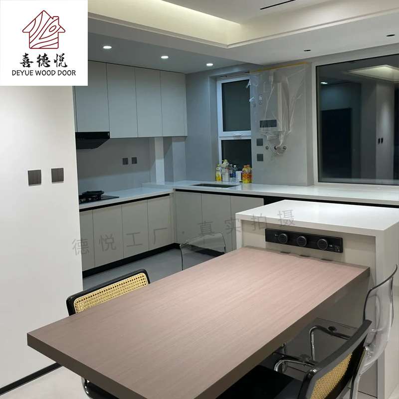 厨房整体橱柜南京生产厂家石英石台面L型家用厨房装修灶台厂家