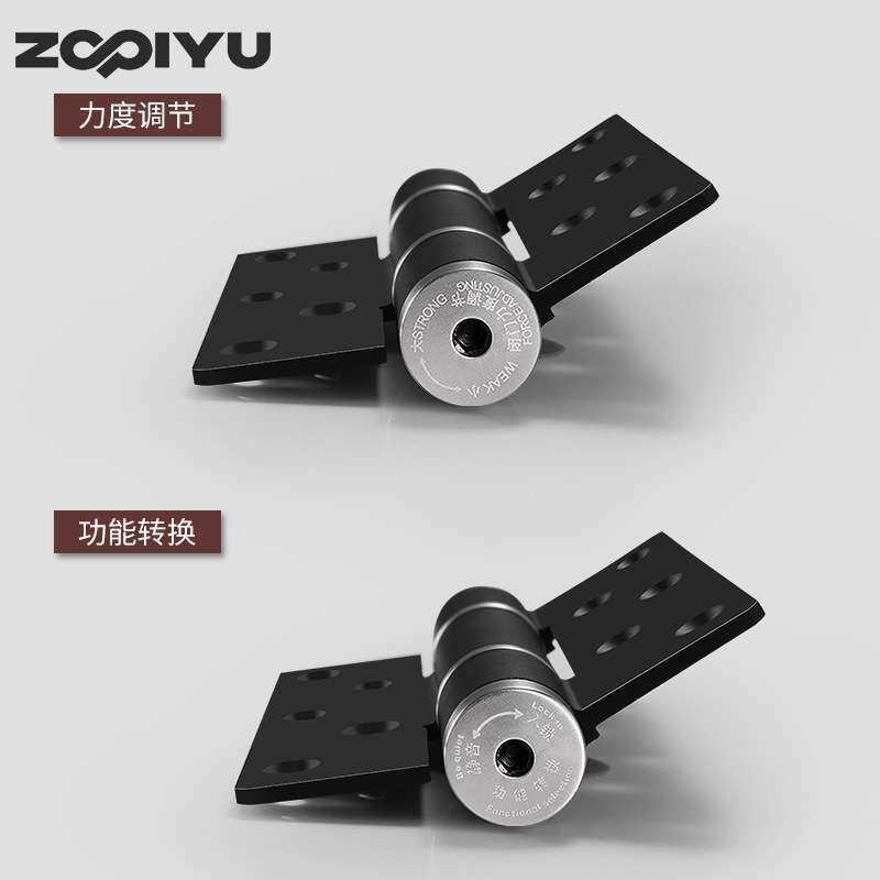 新型隐形门合页带闭门器缓冲隐形液压弹簧合页自动关门定位铰链