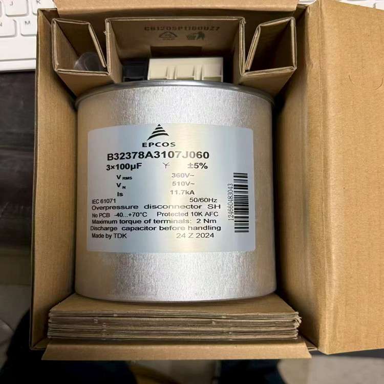 德国原装 B32378A3107J060 3*100UF 360V/510V EPCOS 电力电容器