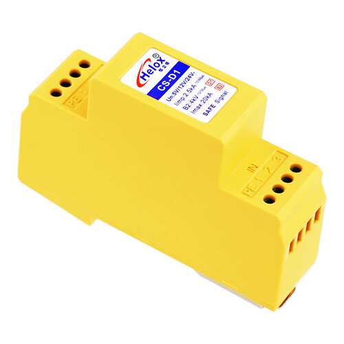恒立信D1类3线信号防雷器5V12V24V B2类2.5KA信号浪涌保护器CS-D1