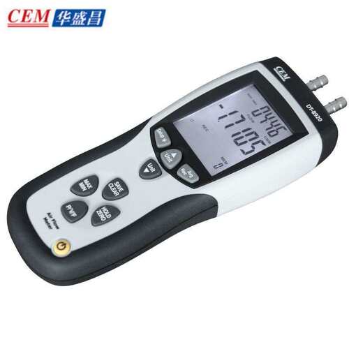 CEM华盛昌DT-8920专业高精度差压计 压力测试表 正负5000PA