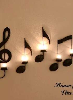 现货Samto Home Sol Anahtar? Dekoratif Mumluk音符左键装饰蜡