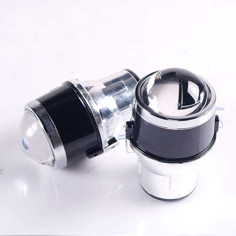 通用型2.5寸双光雾灯透镜海5光型卤素氙气灯LED 雾灯透镜大灯