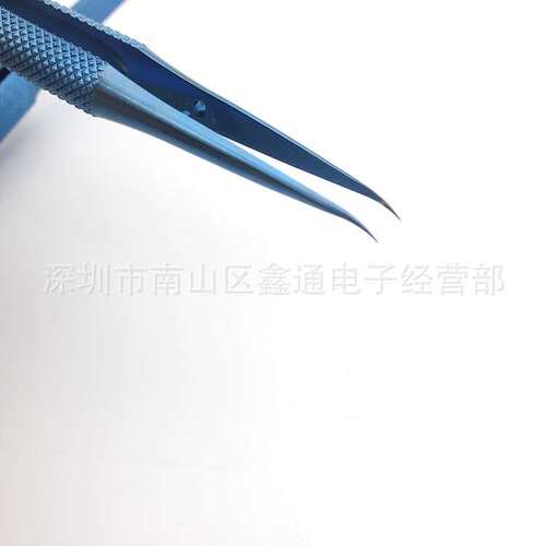 飞线镊子 主板维修指纹镊子 钛合金直头弯头细尖镊子细尖飞线专用