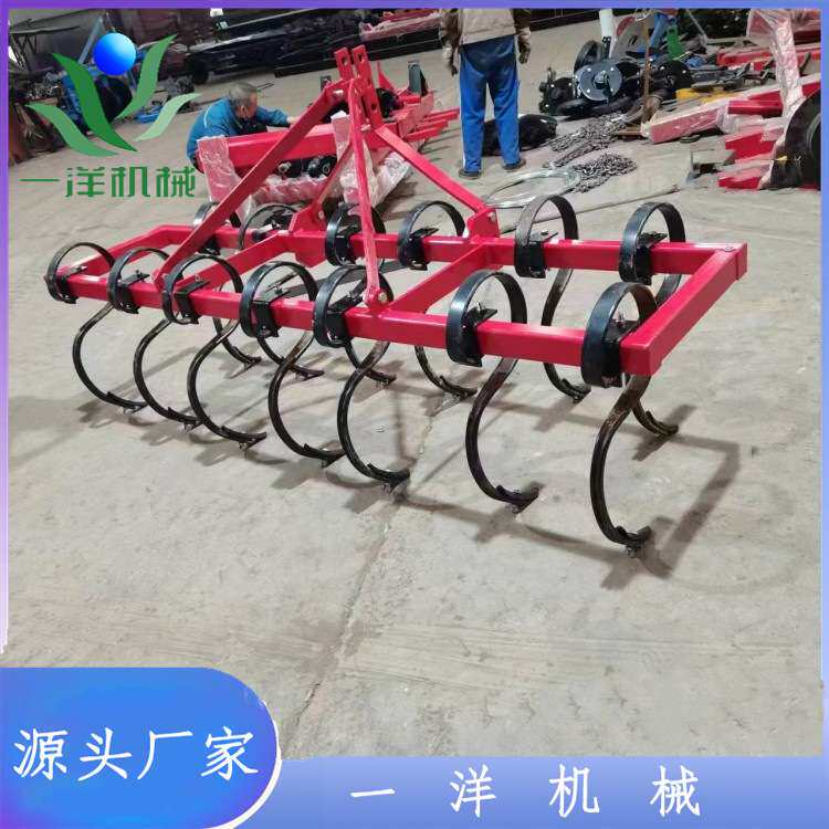 S型农田松土机械  小马力拖拉机带土壤翻地犁 弹齿式中耕深松机