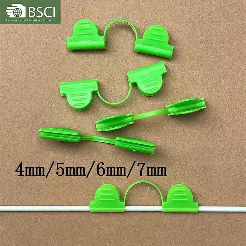 大棚压膜夹玻纤杆双头卡拱棚温室花暖房塑料保温农膜固定夹子花卉