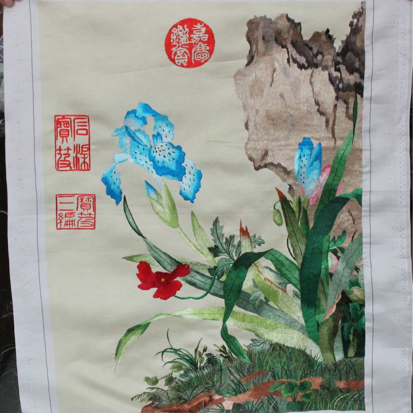 苏绣绣片客厅书房办公室装饰画苏州手工刺绣挂画郎世宁花鸟,玩具/童车/益智/积木/模型,遥控车升级件/零配件,淘宝优惠券,粉丝福利购,淘宝优惠卷