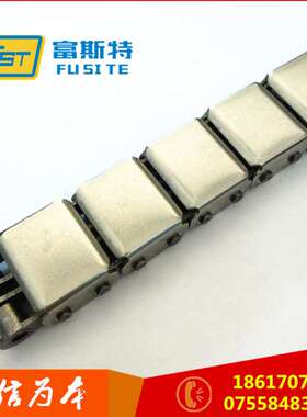 厂家供应优质08B平板链条 08B-U2双排U型附件滚子链条4分链条