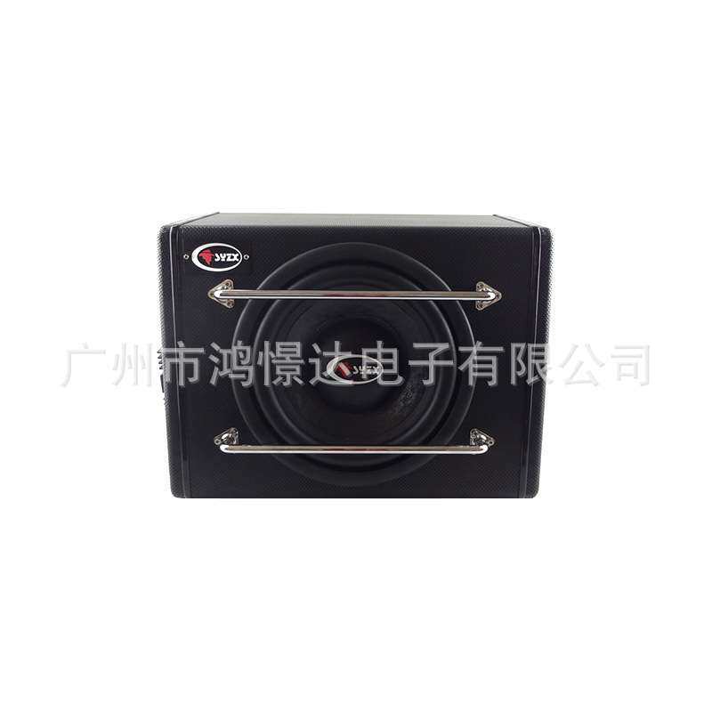 汽车音响喇叭少爷仔 V10 10寸有源低音柜 仿皮 带功放10寸喇叭