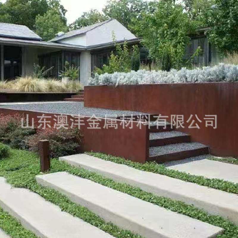 澳沣Q345NH钢板 红锈板切割 镂空雕刻 Q345NH钢板快速生锈