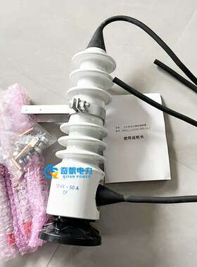 10kv户外高压封闭式喷射式熔断器PRW-12/50A100A全绝缘跌落熔断器