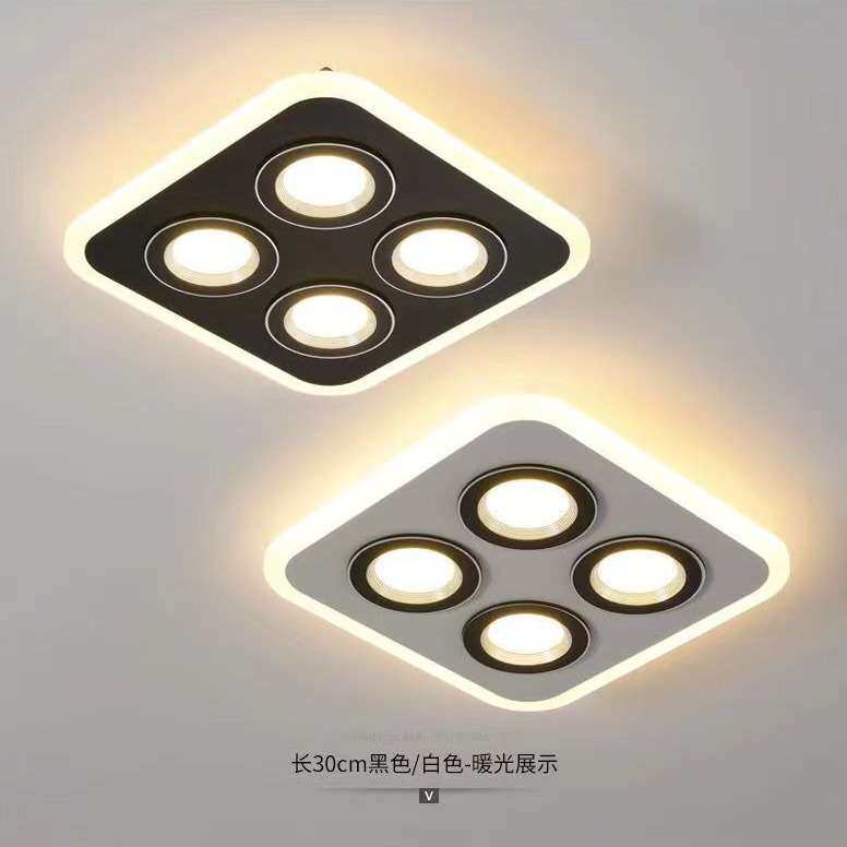 2024灯新款明装筒灯客厅照明天花灯led过道走廊灯卧室长条灯饰