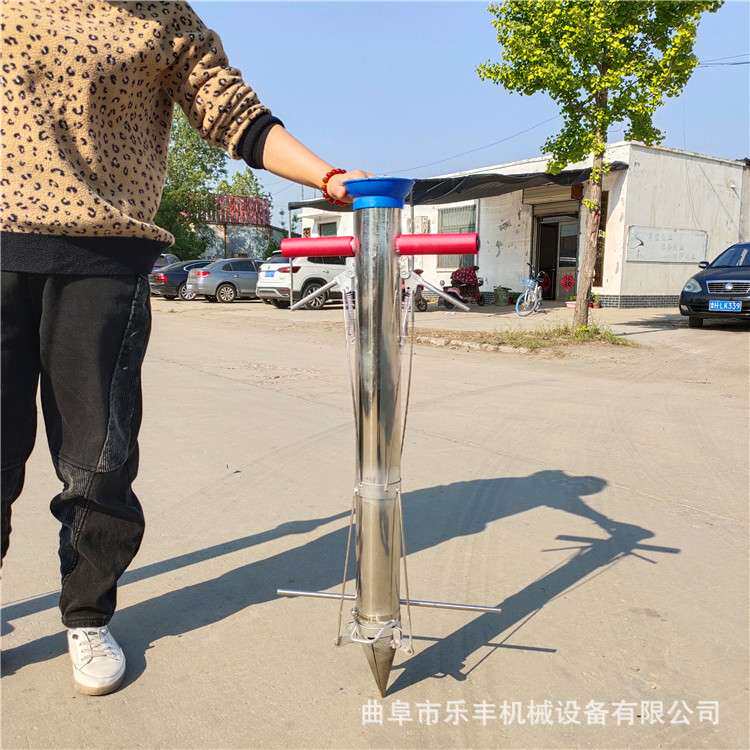 家用型辣椒苗种植机 不锈钢大双把玉米蔬菜栽苗器 西瓜栽苗器